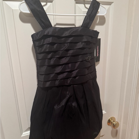 NWT Girls Black Party Dress - Picture 2 of 9